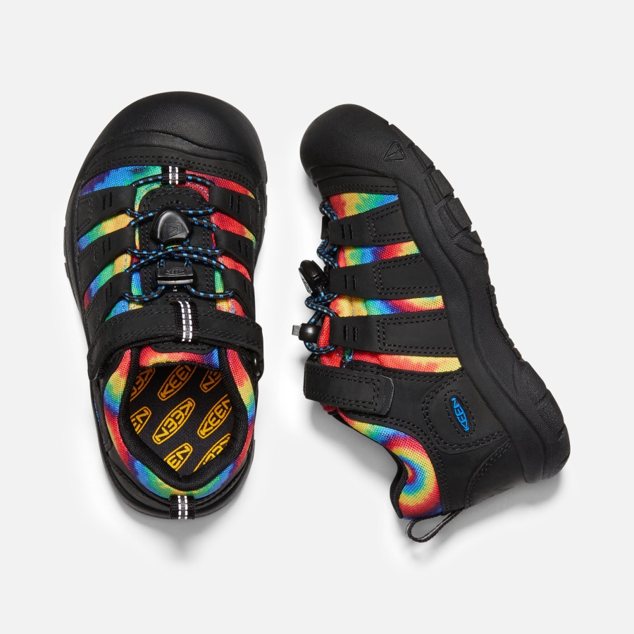 Black-Original Tie Dye Little Kids’ Newport Shoe Keen - Image 2