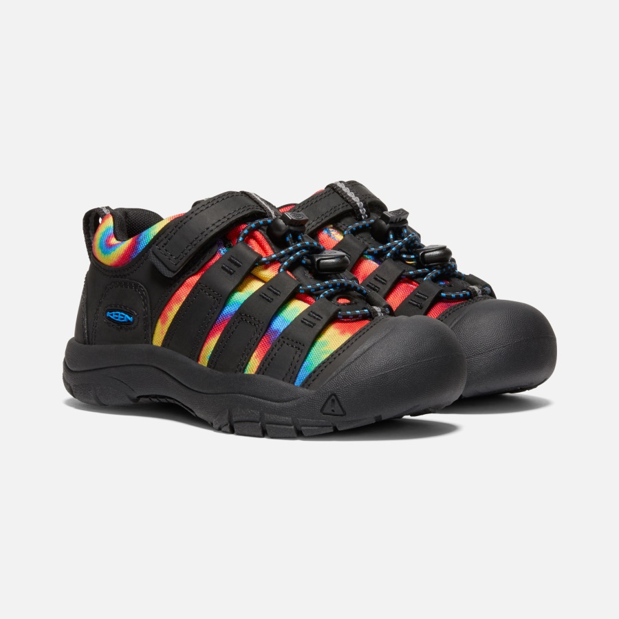 Black-Original Tie Dye Little Kids’ Newport Shoe Keen - Image 9