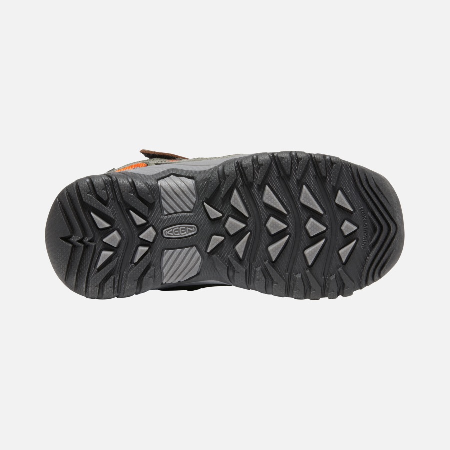 Dark Earth-Forest Night Keen Little Kids' Targhee Waterproof Boot - Image 3