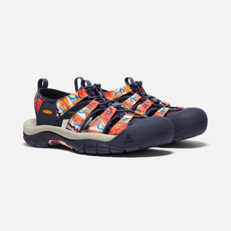 Groovy Orange-Navy Keen Men's Newport x Outdoor Afro - Image 6
