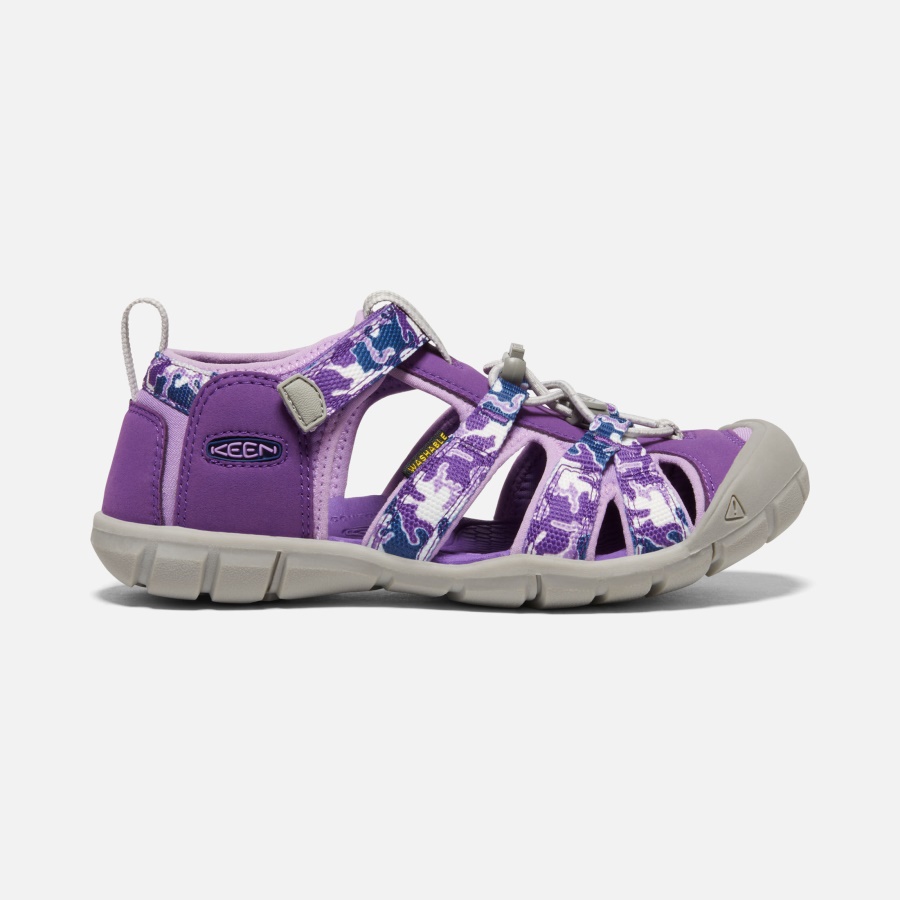 keen_camo_tillandsia_purple_big_kids_seacamp_ii_cnx.jpg Keen Camo-Tillandsia Purple Big Kids' Seacamp II CNX - Image 1
