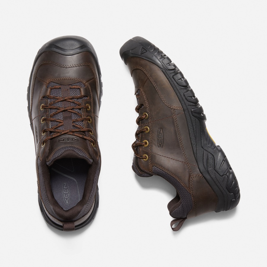 Keen Dark Earth-Mulch Men's Targhee III Oxford Wide Shoe - Image 2