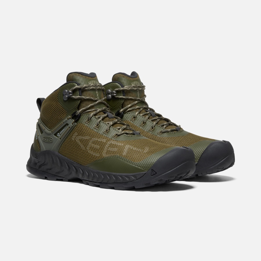 Keen Forest Night-Dark Olive Men's NXIS EVO Waterproof Boot - Image 6