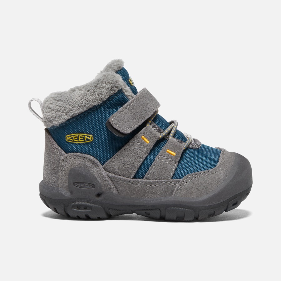 keen_steel_grey_blue_wing_teal_toddlers_knotch_chukka.jpg Keen Steel Grey- Blue Wing Teal Toddlers' Knotch Chukka - Image 1
