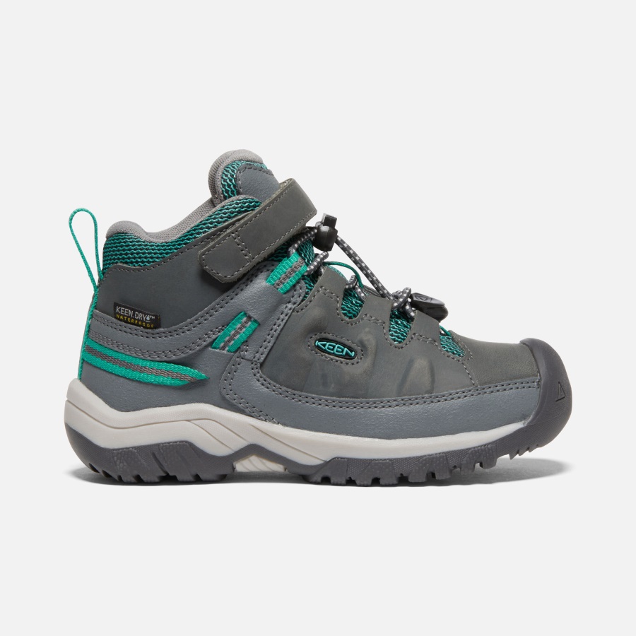 keen_steel_grey_porcelain_little_kids_targhee_waterproof_boot.jpg Keen Steel Grey-Porcelain Little Kids' Targhee Waterproof Boot - Image 1