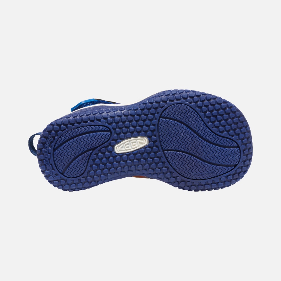 Orange Peel-Blue Keen Little Kids' Stingray x Outdoor Afro - Image 3