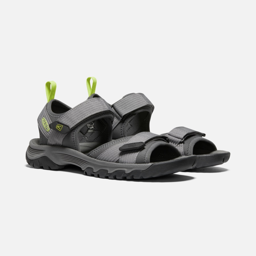 Steel Grey-Evening Primrose Men's Targhee III Open-Toe H2 Keen - Image 6