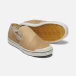 Beige-Silver Birch Keen Men's Eldon Harvest Leather Slip-On - Image 5