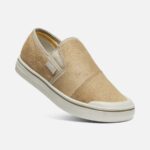 Beige-Silver Birch Keen Women's Elsa Harvest Leather Slip-On - Image 4