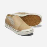 Beige-Silver Birch Keen Women's Elsa Harvest Leather Slip-On - Image 5