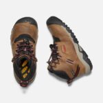 Bison-Red Carpet Keen Big Kids' Ridge Flex Waterproof Boot - Image 2