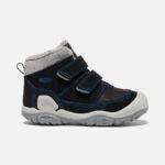 Black-Mykonos Blue Keen Little Kids' Knotch Double Strap Chukka