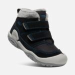 Black-Mykonos Blue Keen Little Kids' Knotch Double Strap Chukka - Image 4