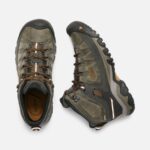 BLACK OLIVE-GOLDEN BROWN Keen Men's Targhee III Waterproof Mid Wide - Image 2
