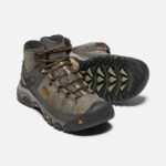 BLACK OLIVE-GOLDEN BROWN Keen Men's Targhee III Waterproof Mid Wide - Image 5