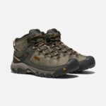 BLACK OLIVE-GOLDEN BROWN Keen Men's Targhee III Waterproof Mid Wide - Image 6