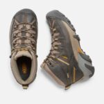 Black Olive-Yellow Men's Targhee II Mid Waterproof Hiking Boots Keen - Image 2