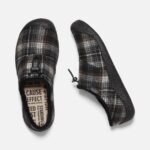 Black Plaid-Steel Grey Keen Women's Howser III Slide - Image 2