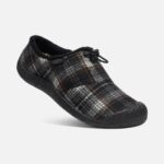 Black Plaid-Steel Grey Keen Women's Howser III Slide - Image 4