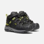 Black-Steel Grey Little Kids' Targhee Waterproof Boot Keen - Image 6