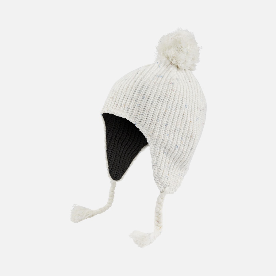 creme_pom_hat_keen.jpg Creme Pom Hat Keen - Image 1