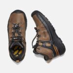 Dark Earth-Golden Brown Big Kids' Targhee Waterproof Boot Keen - Image 2