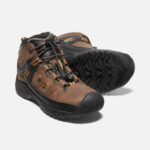 Dark Earth-Golden Brown Big Kids' Targhee Waterproof Boot Keen - Image 5