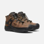 Dark Earth-Golden Brown Big Kids' Targhee Waterproof Boot Keen - Image 7