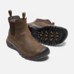 Dark Earth-Mulch Keen Men's Anchorage III Waterproof Boot - Image 5