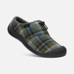 Green Plaid-Black Keen Men's Howser III Slide - Image 4