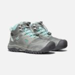Grey-Blue Tint Keen Big Kids' Ridge Flex Waterproof Boot - Image 9