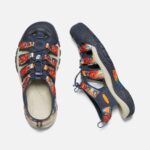 Groovy Orange-Navy Women's Newport x Outdoor Afro Keen - Image 2