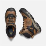 Keen Bison-Golden Brown Men's Ridge Flex Waterproof Boot Wide - Image 2