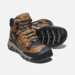 Keen Bison-Golden Brown Men's Ridge Flex Waterproof Boot Wide - Image 5