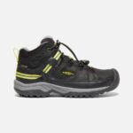 Keen Black-Steel Grey Big Kids' Targhee Waterproof Boot