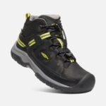 Keen Black-Steel Grey Big Kids' Targhee Waterproof Boot - Image 4