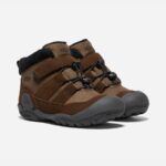 Keen Dark Earth-Black Little Kids' Knotch Chukka - Image 9