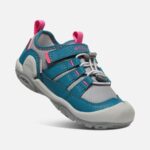 Keen Legion Blue-Steel Grey Little Kids' Knotch Hollow Sneaker - Image 4