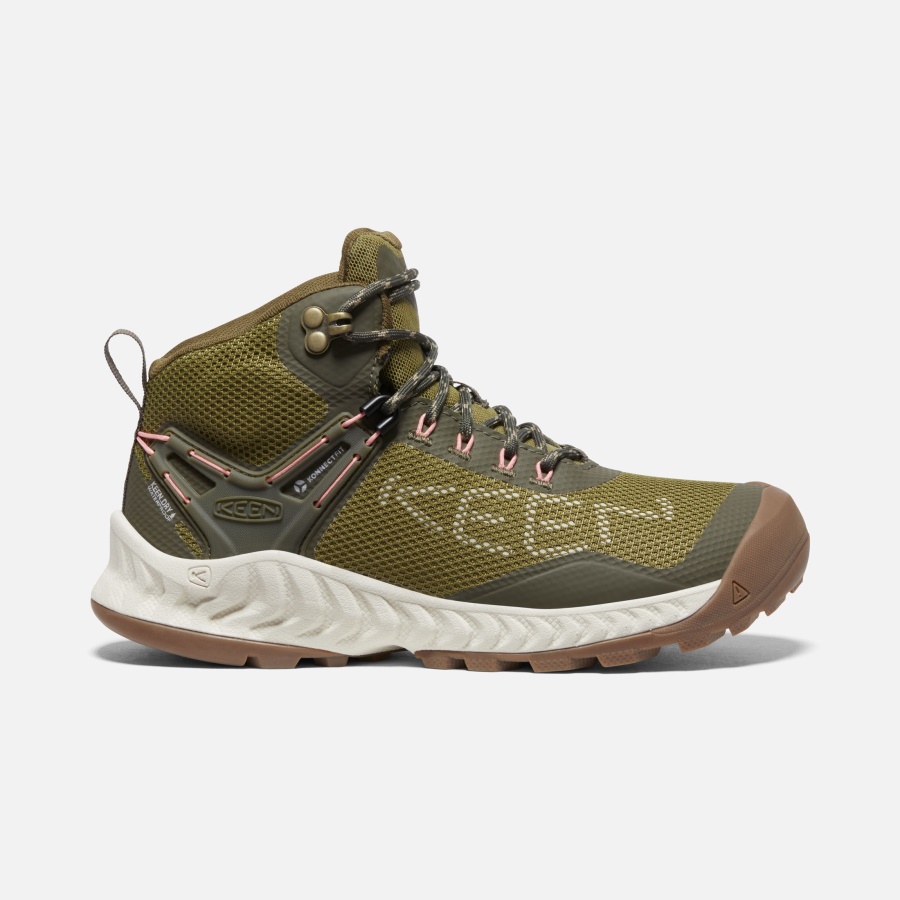 keen_olive_drab_birch_womens_nxis_evo_waterproof_boot.jpg Keen Olive Drab-Birch Women's NXIS EVO Waterproof Boot - Image 1