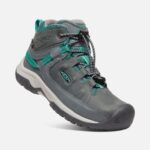 Keen Steel Grey-Porcelain Big Kids' Targhee Waterproof Boot - Image 4