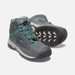 Keen Steel Grey-Porcelain Big Kids' Targhee Waterproof Boot - Image 5