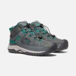 Keen Steel Grey-Porcelain Big Kids' Targhee Waterproof Boot - Image 6