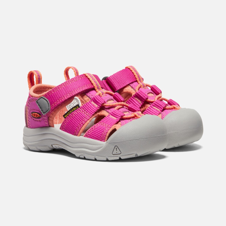 Keen Very Berry-Fusion Coral Toddlers' Newport H2 - Image 7