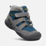 Steel Grey-Blue Wing Teal Little Kids' Knotch Chukka Keen - Image 4