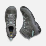 Steel Grey-Cloud Blue Women's Circadia Waterproof Boot Wide Keen - Image 2