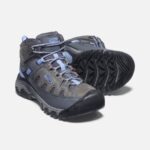 Steel Grey-Hydrangea Keen Women's Targhee Vent Mid - Image 5