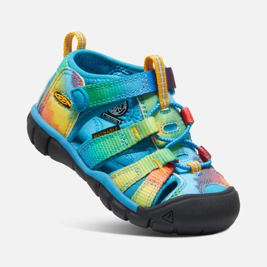 Vivid Blue-Original Tie Dye Keen Toddlers' Seacamp II CNX - Image 4