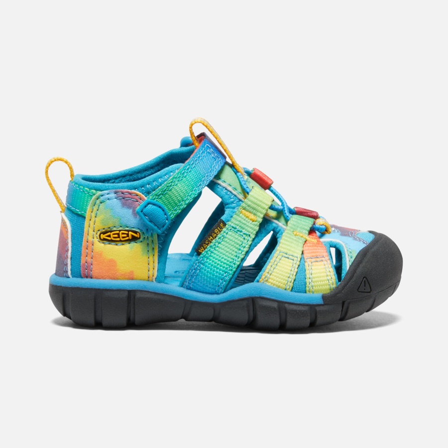 vivid_blue_original_tie_dye_keen_toddlers_seacamp_ii_cnx.jpg Vivid Blue-Original Tie Dye Keen Toddlers' Seacamp II CNX - Image 1
